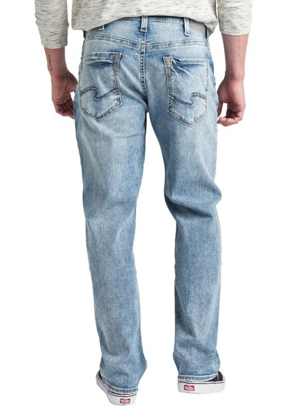 NWT Silver Jeans Co. Hunter Men’s Athletic Jeans 36Wx30L Light Wash